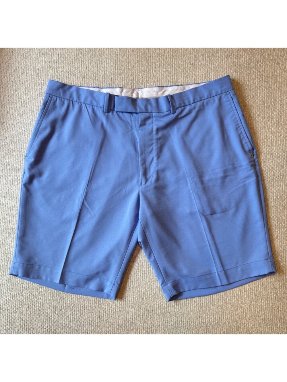 RLX Ralph Lauren Mens Size 40 Shorts Periwinkle Blue Golf Cypress 10" Inseam